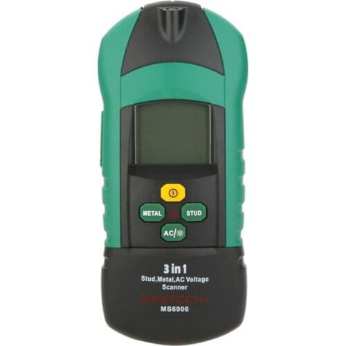 New MASTECH MS6906 3 in 1 Multi-function Stud Metal AC Voltage Scanner Detector Tester Thickness Gauge w/ NCV Test