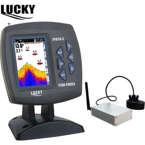 Lucky Original Wired Boat Fishing Fish Finder Echo Sounder Fishing Alarm 300m/980ft For Underwater Deeper Hunting