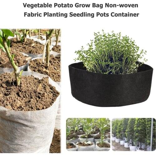 Vegetable Potatoes Growing Bag Seedling Pots Garden Home Non-woven Fabric Planting Garden Planting Elements Tools