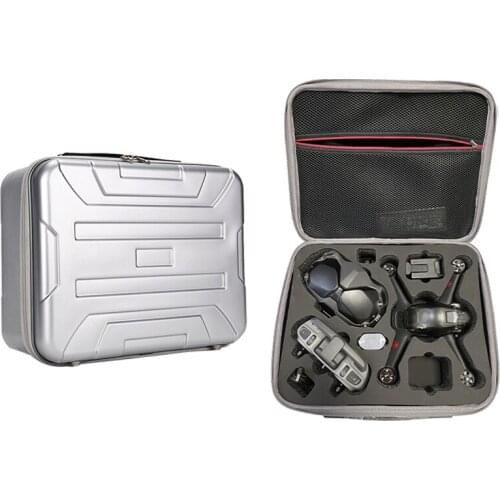 Portable Waterproof Storage Bag Carrying Case PC Hard Travel Protect Case For DJI FPV Combo EVA Hard Box Handle Bag Black