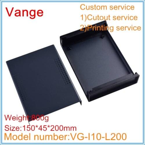 1pcs/lot powder coating distribution box 150*45*200mm iron enclosures diy cases plastic panels for signal repeater module