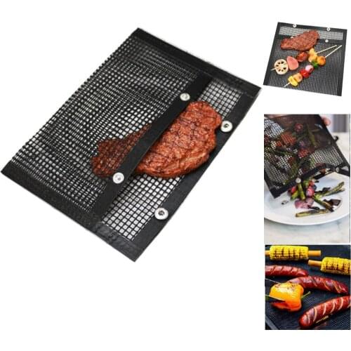 Non-Stick Mesh Grilling Bag BBQ Bake Bag for Outdoor Picnic Cooking Barbecue Mat Tools BBQ Accessories