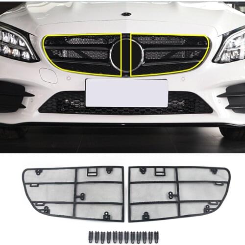 For Mercedes Benz GLE 2015 2016 2017 2018 Steel Front Grill Insect Net Screening Mesh Protective Cover