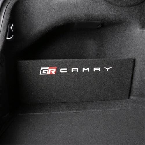 Styling Car Trunk Stowing Organizer Board Tidying Side Partition Storage Plate Plank Car Accessories for Toyota Camry 2018 2019