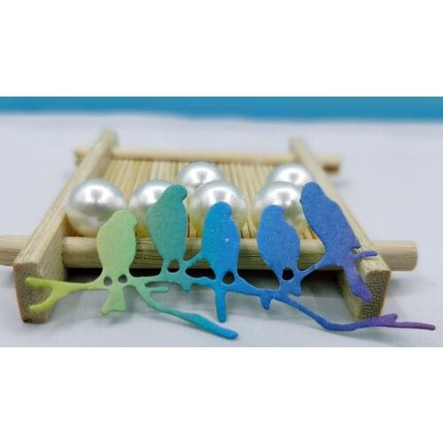 Five Birds Metal Cutting Dies Scrapbooking Embossing Folders for DIY Album Card Making Craft Stencil Greeting Photo Paper