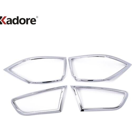 For Mitsubishi Lancer/ Lancer EX 2008 2009 2010 2011 2012 2013 2014 ABS Chrome Tail Light Rear Lamp Decoration Cover Trim