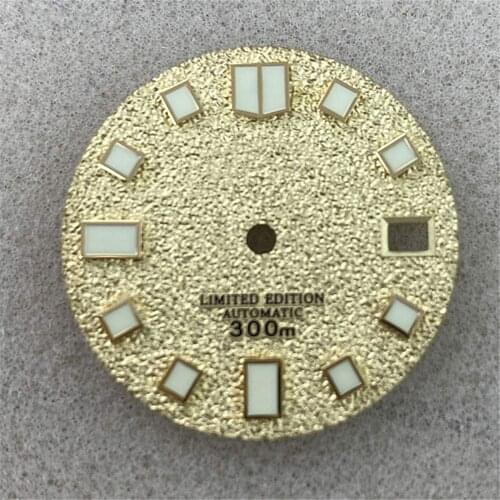 28.5MM Watch Dial C3 Luminous Dial for NH35A Movement Watch Modification Parts
