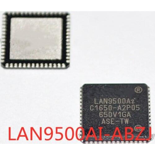 10PCS Free shipping LAN9500AI-ABZJ LAN9500AI QFN56 Ethernet controller IC chip New original authentic