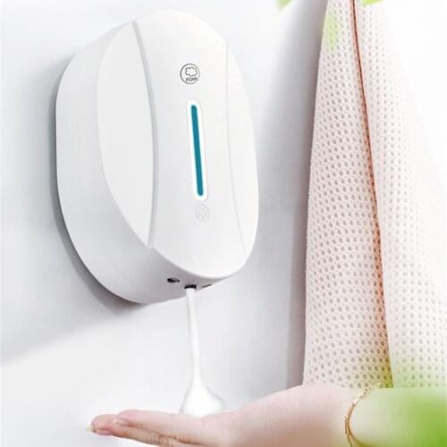 550ml Touchless Automatic Sensor Foam Soap Dispenser Hand Sanitizer Liquid Gel Alcohol Spray Wall Mounted Bathroom Accessories