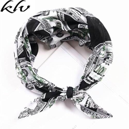 55x55cm Unisex Cotton Square Bandana 3D Dollar Bills Money Digital Print Multipurpose Handkerchief Headband Motorcycle Wristband