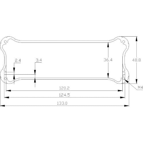 Aluminum Switch Black Box 10 Pcs/Lot Cheaper In Shenzhen Huaqiang North Aluminum Box Market Enclosures Fit Pcb Size