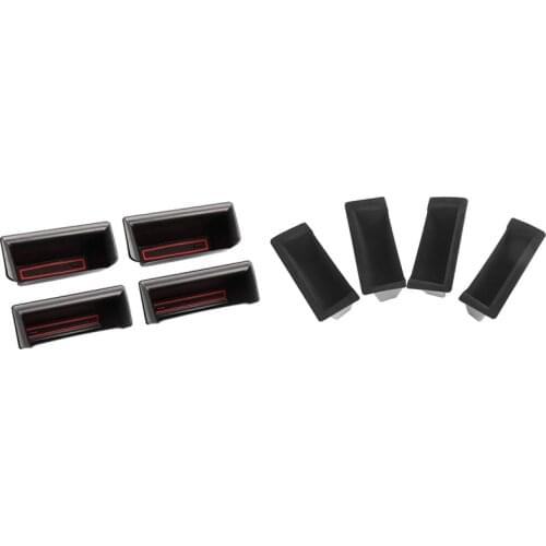 Car Door Side Storage Box for Dodge RAM 1500 2021 2020 2019 Door Handle Armrest Tray Organizer Accessories,4PCS