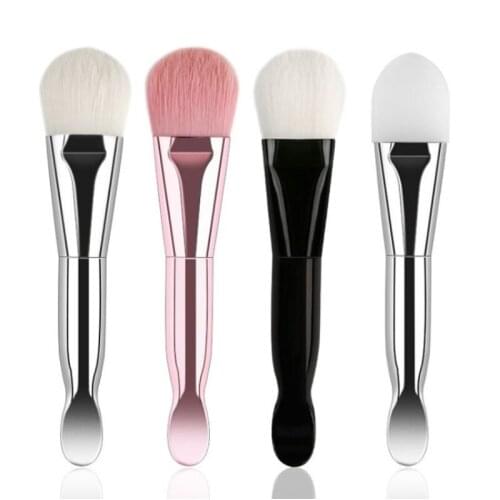 1PC Double-ended Makeup Brushes Soft Bristle Silicone Brush Face Mask Brush Diy Mud Stirring Skin Cosmetic Mixing maquiagem