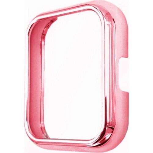 Electroplating PC Shell Screen Protector Slim Protective Frame Case Cover compatible with ~Realme watch 2pro Smart Watch