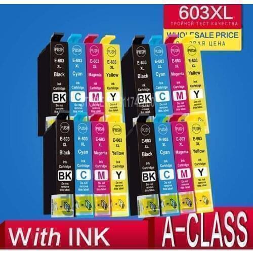 For Epson WF 2850DWF 2850 WF2850 DWF Cartridge Ink Printer WorkForce High Capacity Black Color 603XL