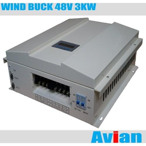 MPPT 48V 3KW Wind Generator Controller with Buck Function for High Voltage Charing Free Software Monitor CE Certificated