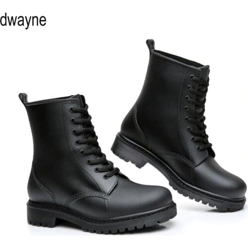 Short rain boots mens non-slip waterproof shoes rubber shoes fashion zapatos de hombre men boots fgb89