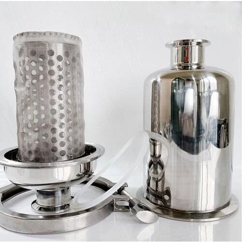 Short 1.5 inch Ferrule 50.5mm Tri Clamp Inline Strainer 102mm Body Tri Clover Filter Sanitary Stainless Steel SUS304