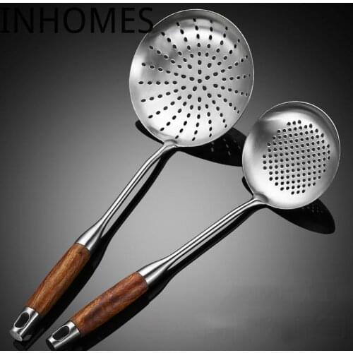 304 Stainless Steel Kitchen Slotted Turner Ladle Spatula Spoon Skimmer Utensil Tools Cookware Set Dropshipping utensilio cocina