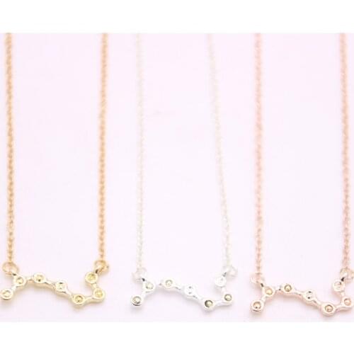 Fashion wisted Lines with circle Pendant necklace Roller coaster pendant necklace designed for women and
