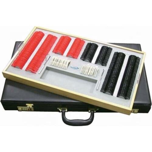 266/272 Trial Lens Set TL-L15 Large Diameter 26mm Plastic Rim with Silver Ring Hoop Durable Usage and Easy Mobility