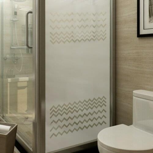 Bathroom toilet decoration decals transparent opaque frosted glass stickers hollow glass stickers home decoration wall stickers