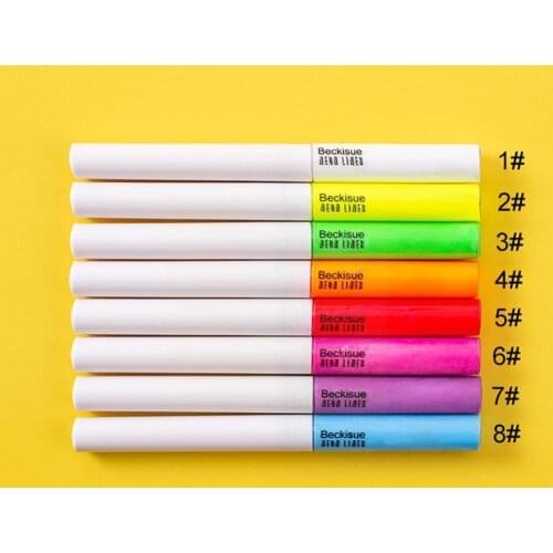 New Shiny Eye Liner Cosmetics Women Pigment Neon Makeup Glitter Liquid Make Up UV Fluorescence Eyeliner Beauty J5W8