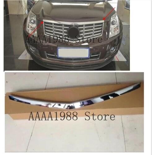 For 2010-2018 CADILLAC SRX Chrome Trim Hood Moulding / Upper Grille Molding NEW