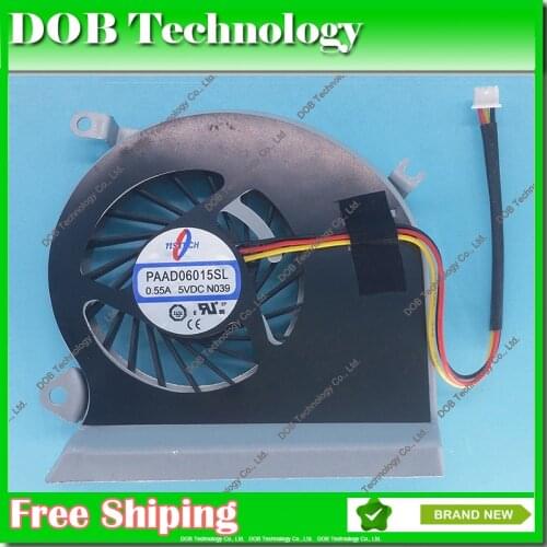 New Fan For MSI GE70 MS-1756 MS-1757 PAAD0615SL N285 DC Brushless Laptop CPU Cooler Radiators Cooling Fan