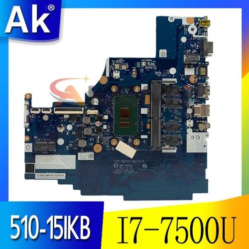 Applicable to 510-15IKB notebook motherboard I7-7500U UMA number NM-A982 FRU 5B20M31138 5B20M31104 5B20M31159