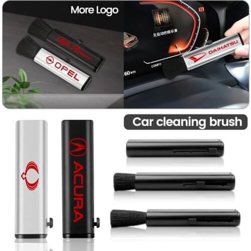 Car Interior multimedia Retractable Dust Remove Soft Hair Cleaning Brush For Honda Peugeot Citroen Infiniti Mazda Lexus Suzuki
