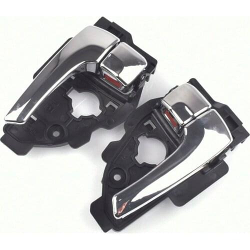 1Pc Car Chrome Interior Inner Door Handle for Hyundai Tucson ix35 2010 2011 2012 2013 2014 styling