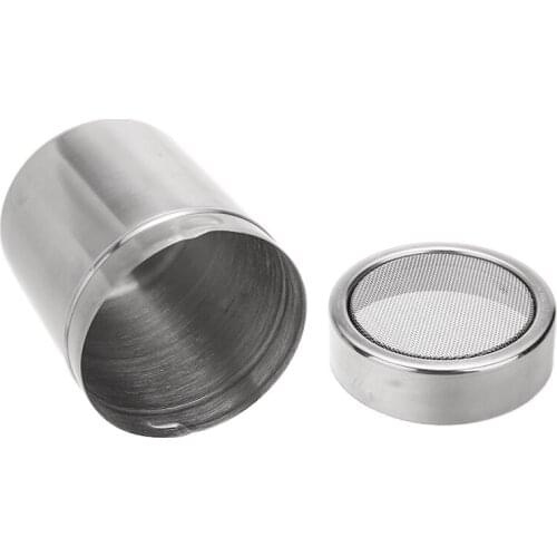 16Pcs Creative Coffee Stencils Stainless Steel Chocolate Cocoa Shaker Fine Mesh Powder Sifter Kitchen Accessories Coffee Stencil