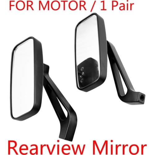 2Pcs Motorcycle Mirror Scooter E-Bike Rearview Mirrors Electrombile Back Side Mirror 8mm 10mm Carbon Fiber Motorcycle Accessorie