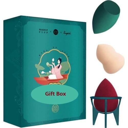 3PCS/SET Makeup Puff Cosmetic Powder Puff Foundation Concealer Sponge Soft Water Shape Sponge Puffs Dry Wet Use Makeup Tools