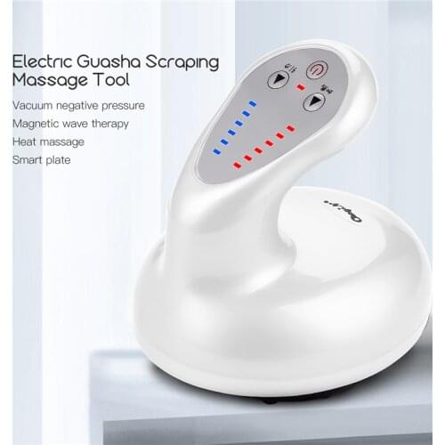 6Gears Rechargeable Body Shaping Slimming Massager Hot Compress Guasha Scraping Massage Negative Pressure Detoxification Machine