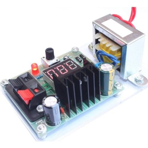 DIY AC 220V to DC 1.25V-12V LM317 Adjustable Voltage Power Supply Moudle DIY Kit Electronic Production Power Supply DIY Kits
