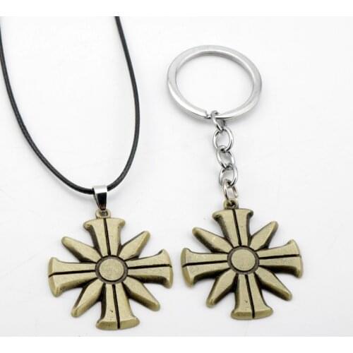 Game Far cry 5 Necklace Farcry Necklace Men Farcry5 Cult Hope County Necklaces keychain keyring Collier Homme