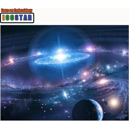 DIY Diamond Embroidery Landscape Full Square Diamond Painting Cross Stitch Rhinestones Space Star Picture Mosaic Home Decor