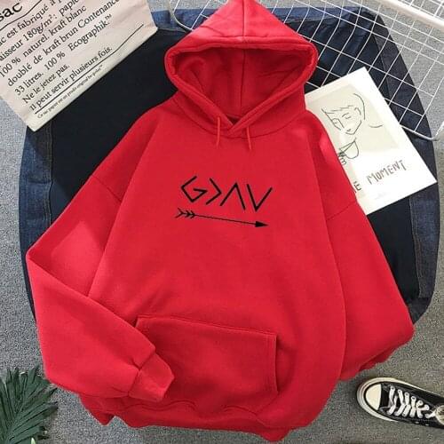 Arrow Creative Print Korean Style Hoodies Womens Sweatshirt Kpop Warm Streetwear Harajuku Hoody Girl Casual Hoodie Japan