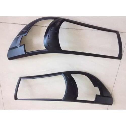 Hot 2016-2017 Carbon Fiber Headlights Cover For Toyota Hilux Revo 2016 Accessories Exterior Parts For Toyota Hilux SR5 2017