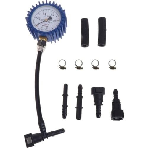 Motorcycle Car Fuel Pressure Gauge Car Gasoline Pressure Gauge Meter Tester Tool