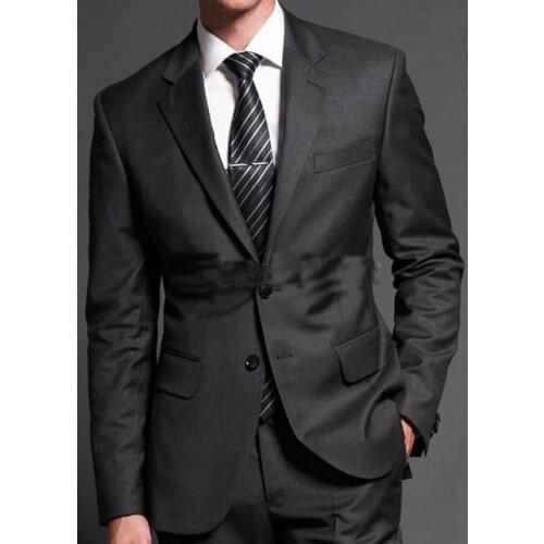 Hot sale woollen men business suit coat and pant/best man suits/groom Tuxedos for wedding/prom/formal business Blazer