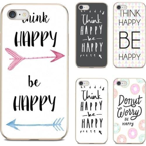 For Xiaomi poco X3 nfc F2 Pro M3 Mi 5X 6X Max Mix 1 2 2S 3 Mi5 Mi6 Mi3 Mi4 Soft Covers Think-happy-be-happy-Inspirational-Quote