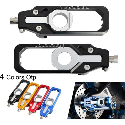 NICECNC Motorcycle CNC Rear Axle Chain Adjuster Tensioners For BMW S1000R S1000RR S 1000 R RR 2013-2018 HP4 2012-2015