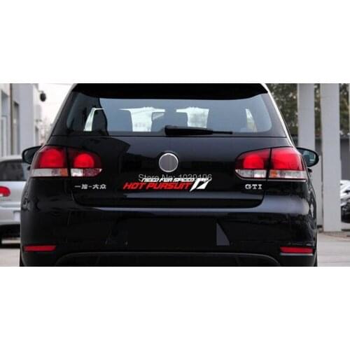 Newest Creative Need For Speed HOT Pursuit Sticker Car Decoration Decals Small Size for Volkswagen BMW Benz Opel Peugeot Renault