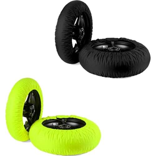 Motorcycle Racing Tire Warmers 17inch Front and Rear 120/200 1Pair 220V Nondigital Tyre Heating Protector Cover