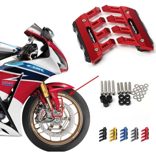 For HONDA CBR1000RR CBR 1000RR Motorcycle Mudguard Front Fork Protector Guard Block Front Fender Anti-fall Slider Accessories