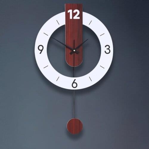 Luxury Pendule Wall Clock Modern Design Nordic Silent Wall Watch Fashion Creative Living Room Relojes Pared Home Decor EB50WC