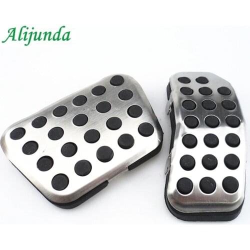 Car styling, high quality Stainless steel Car Pedal Pads for Ford Fiesta EcoSport 2012-2016, auto accessories